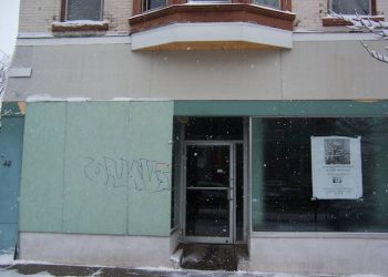 Rebuilt front facade in Geneva (Before)