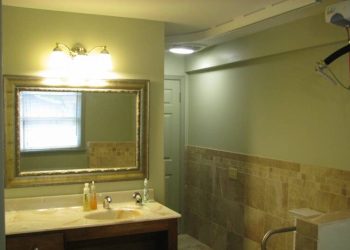 New Ceiling Track Lift for New Bathroom